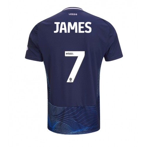 Fotbalové Dres Leeds United Daniel James #7 Alternativní 2024-25 Krátký Rukáv